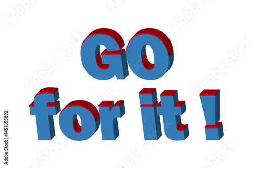 Go for it !
がんばれ！
よく目立つロゴマーク