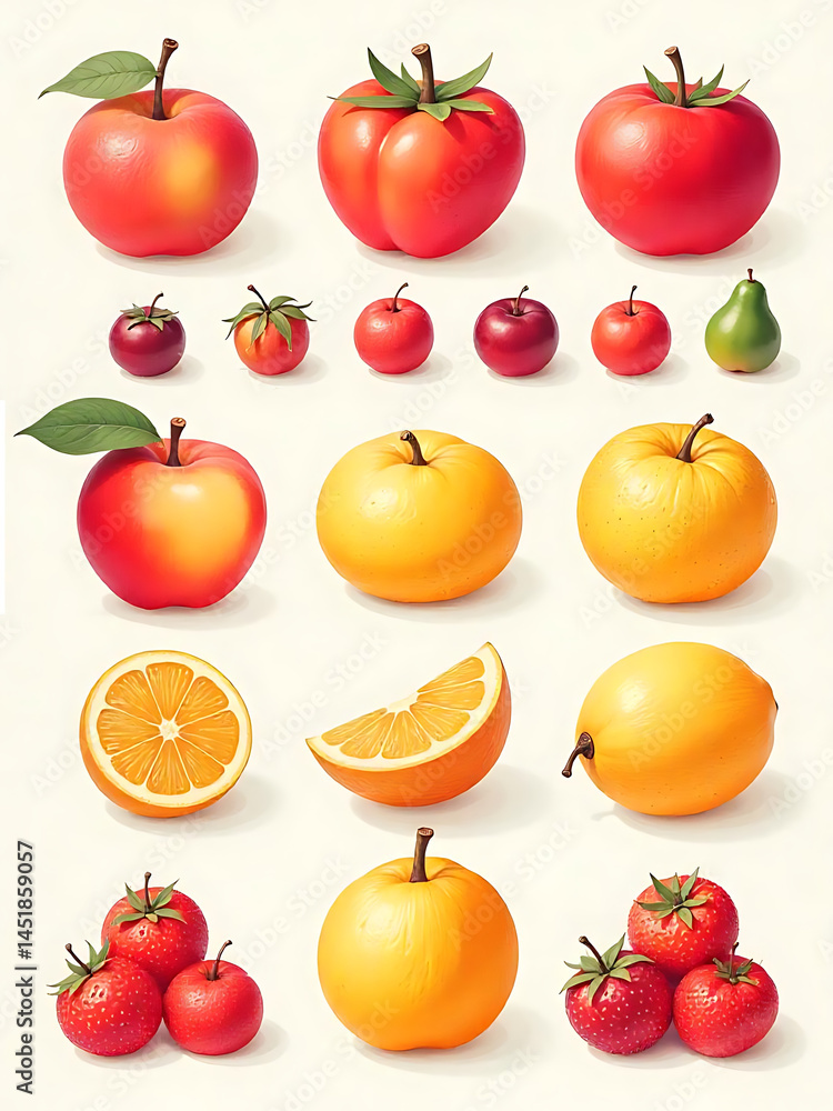 A vibrant collection of various fruits, perfect for healthy eating and freshness. A vibrant collection of various fruits, perfect for healthy eating and freshness.