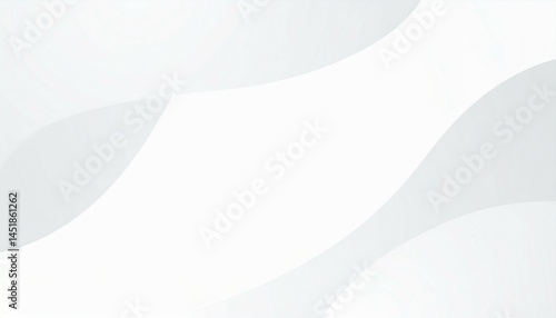 Wallpaper Mural Simple fluid abstract at side and white blank Torontodigital.ca