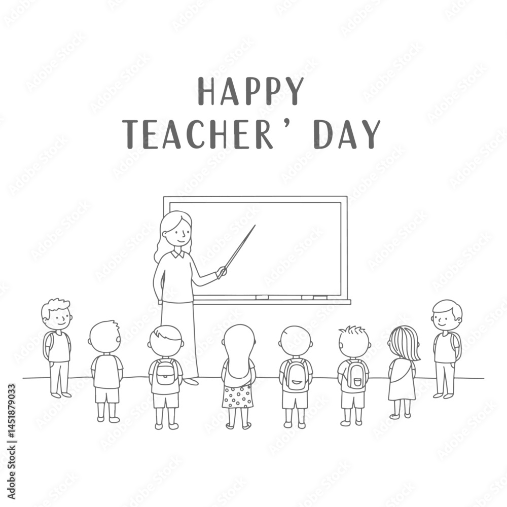 Teachers Day Celebration Vector Illustration with Classroom Elements, Books, and Apple for Educational Gifts Teachers Day Celebration Vector Illustration with Classroom Elements, Books, and Apple for Educational Gifts