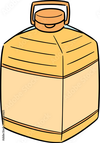Illustration of vegetable oil
