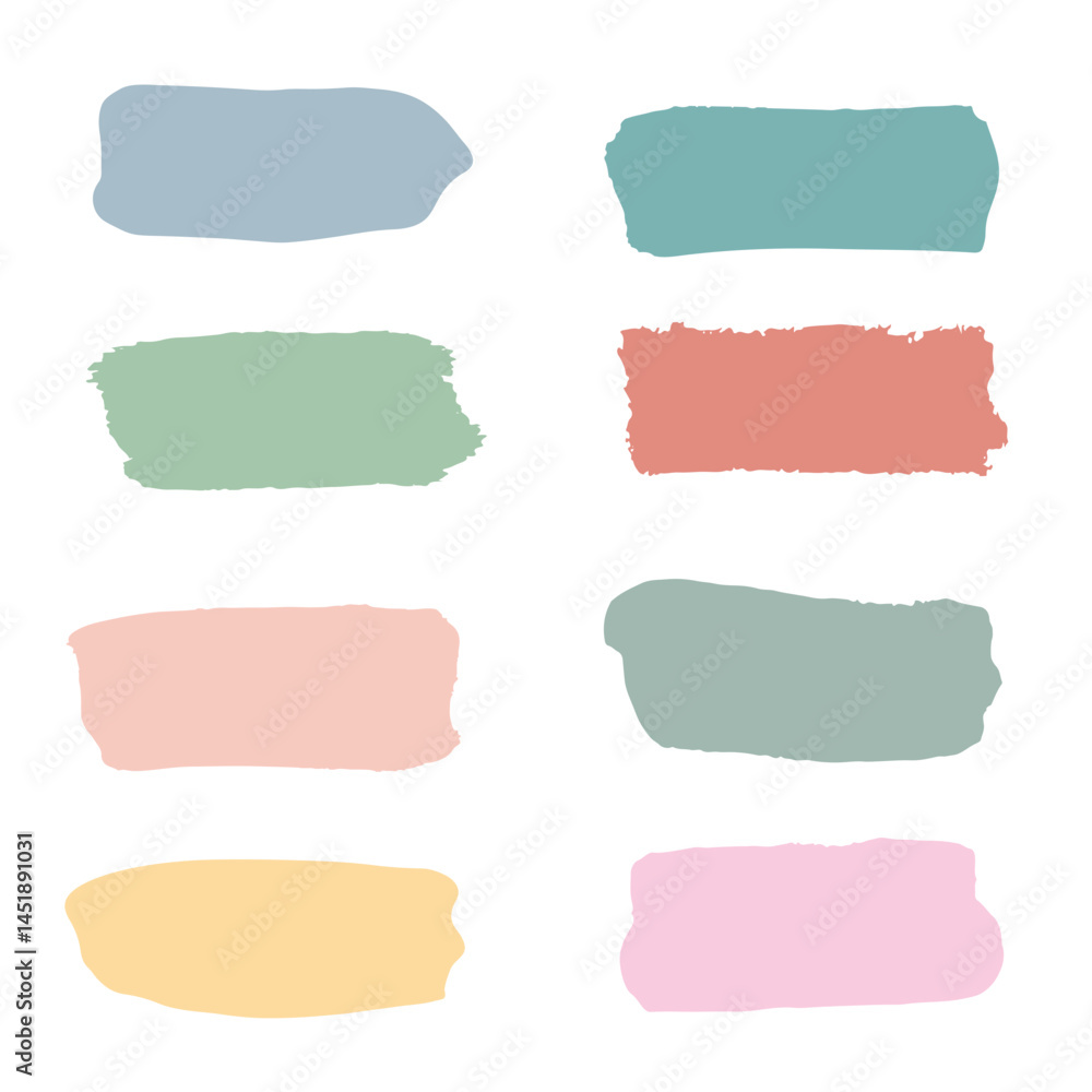 set of watercolor paint splashes set of watercolor paint splashes
