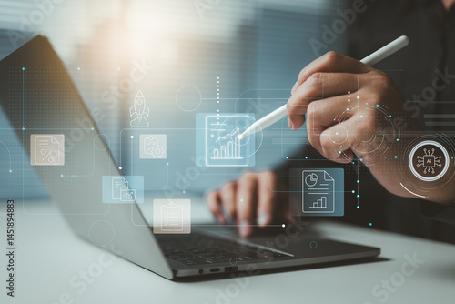 Advanced data visualization driven by AI enhances productivity and supports better business decisions.