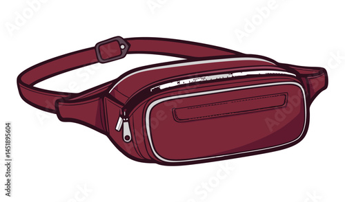 Isolated red accessory sunglasses on a white background