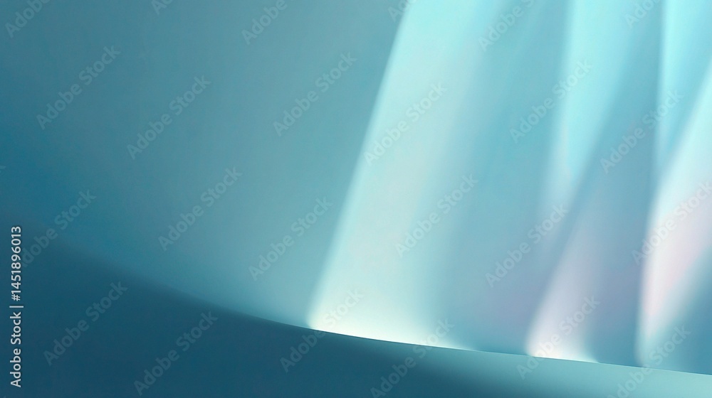 Serene Pastel Blue Gradient Background with Minimal Style