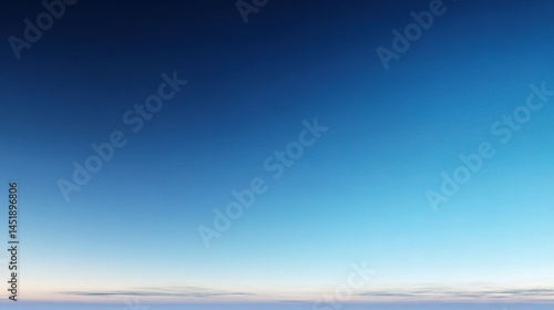 Obraz na płótnie Soft Sky Gradient Transitioning from Light to Deep Blue Tones w salonie