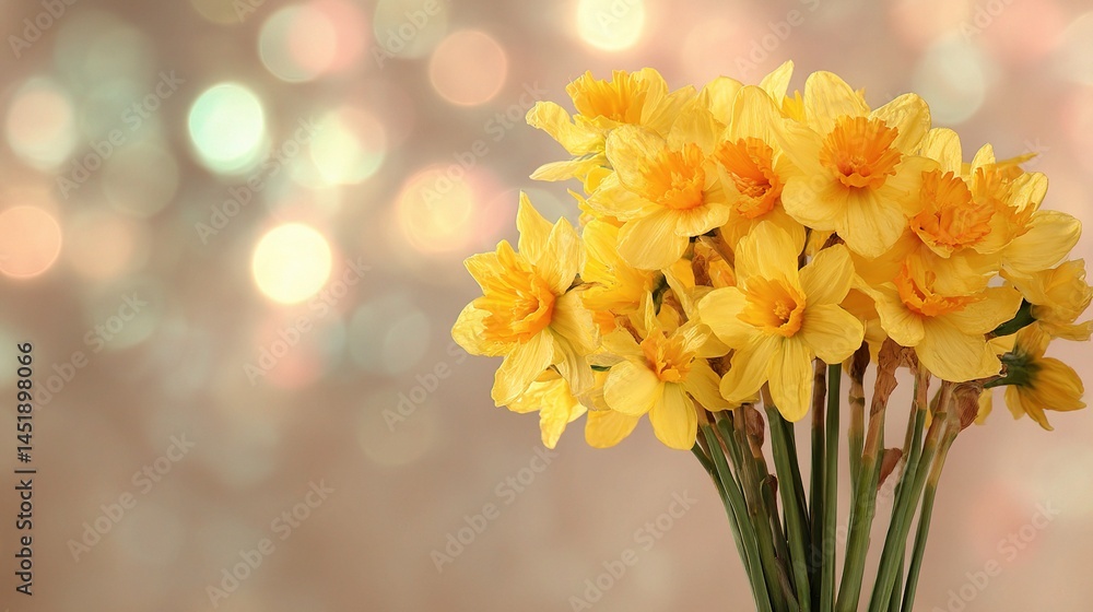 Daffodil Bouquet for Celebration of St. David's Day Festivities