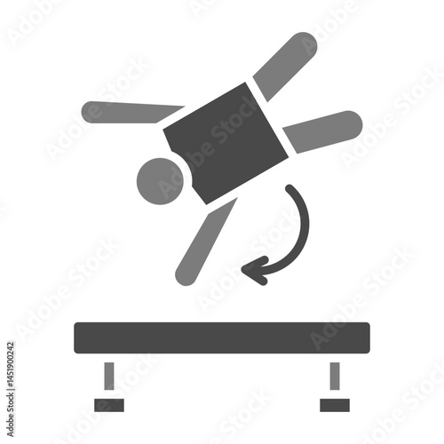 Acrobat jump Icon