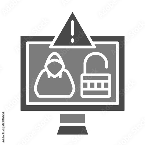 Cyber attack Icon