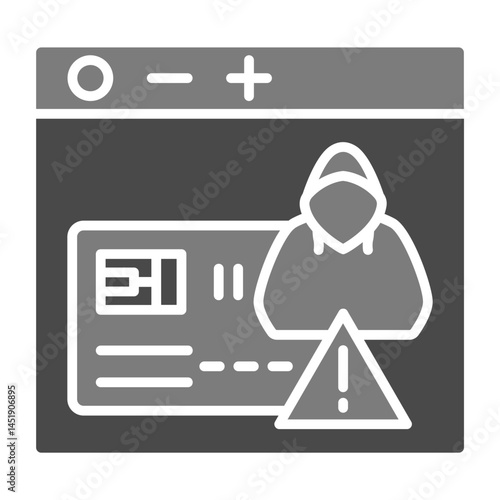 Online hacking Icon