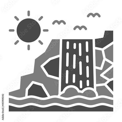 Waterfall Icon