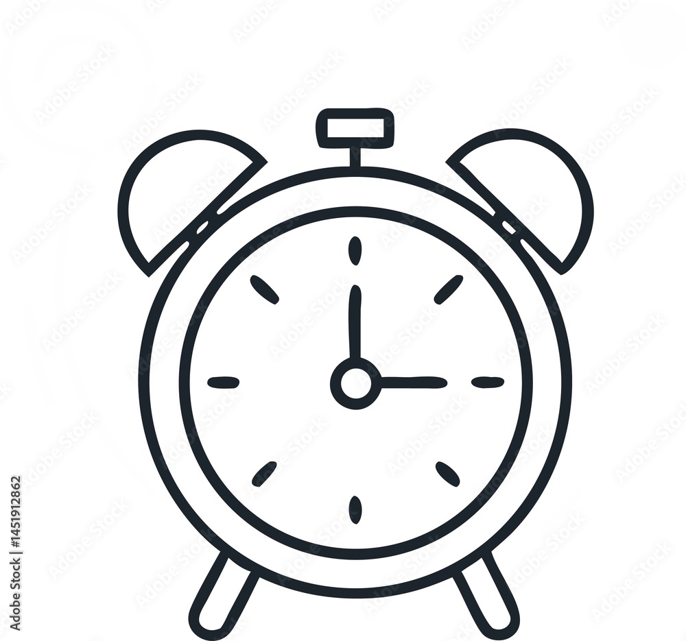 alarm clock isolated on white alarm clock isolated on white
