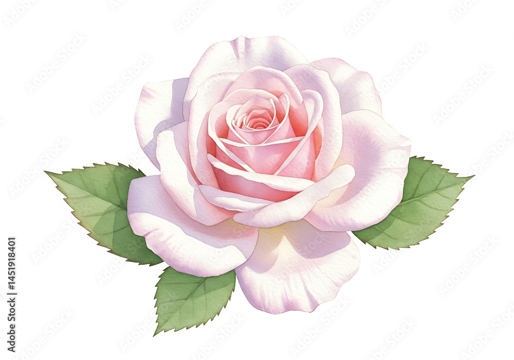 Petals in Paint: A Watercolor Bloom