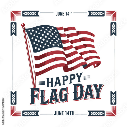 The american flag, a national symbol of the united states of america, features stars and stripes and is often displayed on independence day