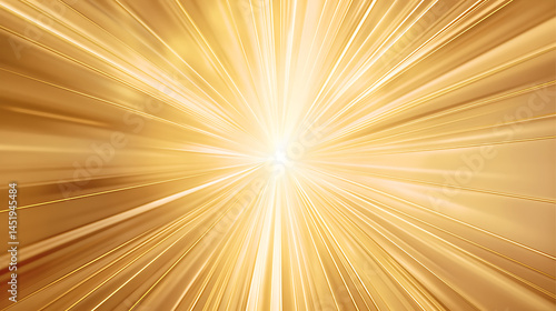 Golden Sunburst Rays 