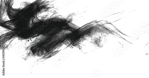 Vintage light distressed old scratches, hairs and film grain background