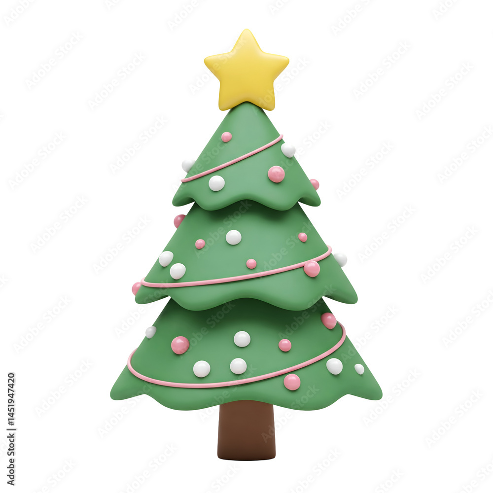 christmas tree on white christmas tree on white
