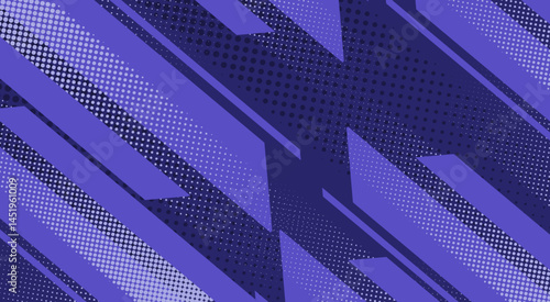 
sport background blue design with tilted geometry and halftone texture