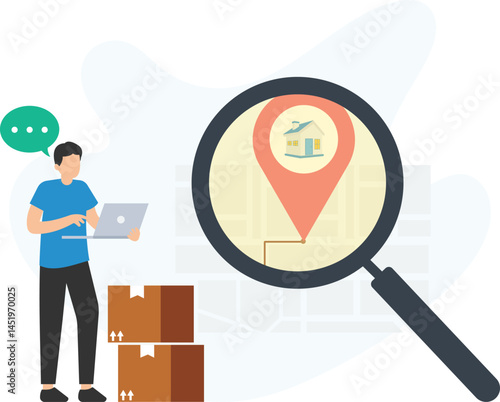 Parcel location or shipment tracking, real-time tracking or location updates, parcel position or delivery status, GPS tracking or geolocation system, delivery address or recipient location, package tr