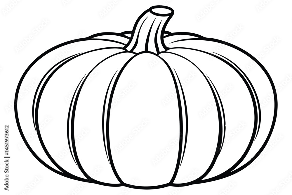 Pumpkin Vegetable Vector Illustration Isolated on White Background
Pumpkin Vegetable Vector Illustration Isolated on White Background