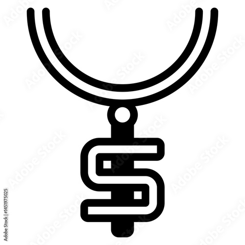 Dollar Sign Pendant Icon