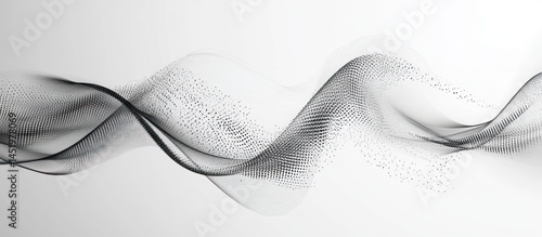 Abstract grey wave digital design background