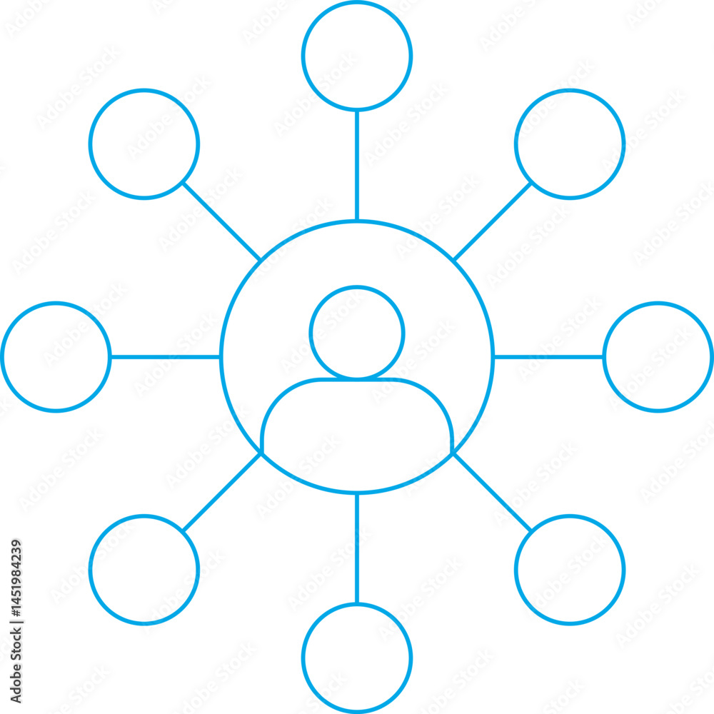 Connections icon single vector illustration Connections icon single vector illustration