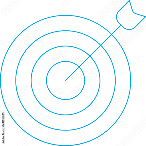 Target icon single vector illustration
