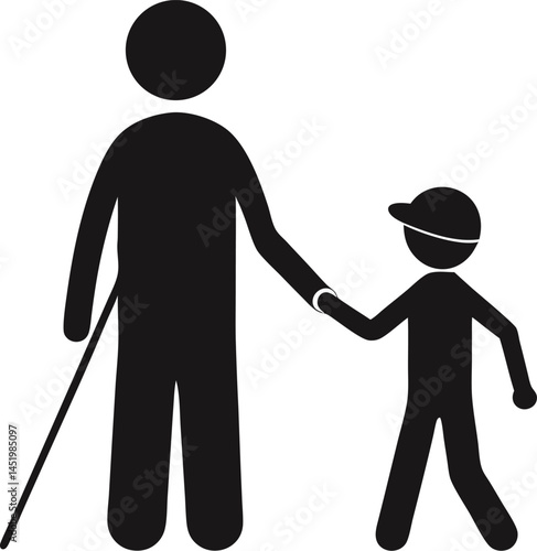 Happy Grandparents Day Silhouette