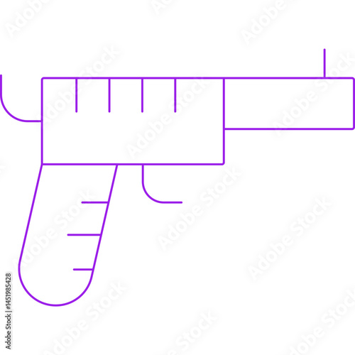 Gun icon single vector illustration