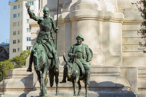 Photos Monument to Don Quixote of La Mancha in Madrid, Spain