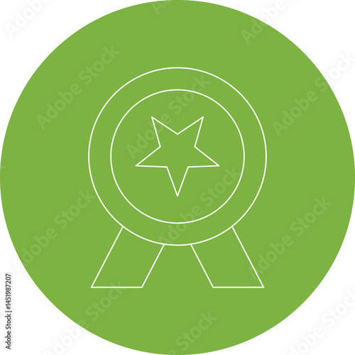 Badge icon single vector illustration