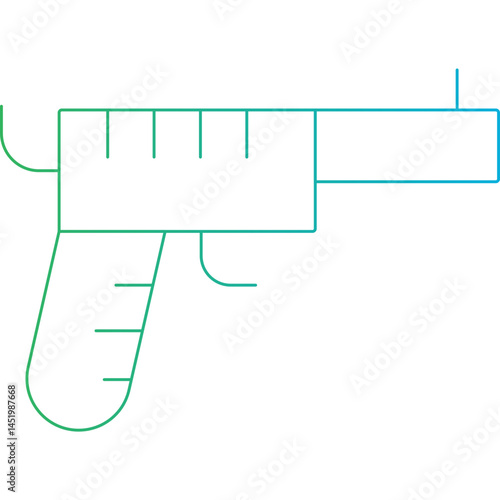 Gun icon single vector illustration