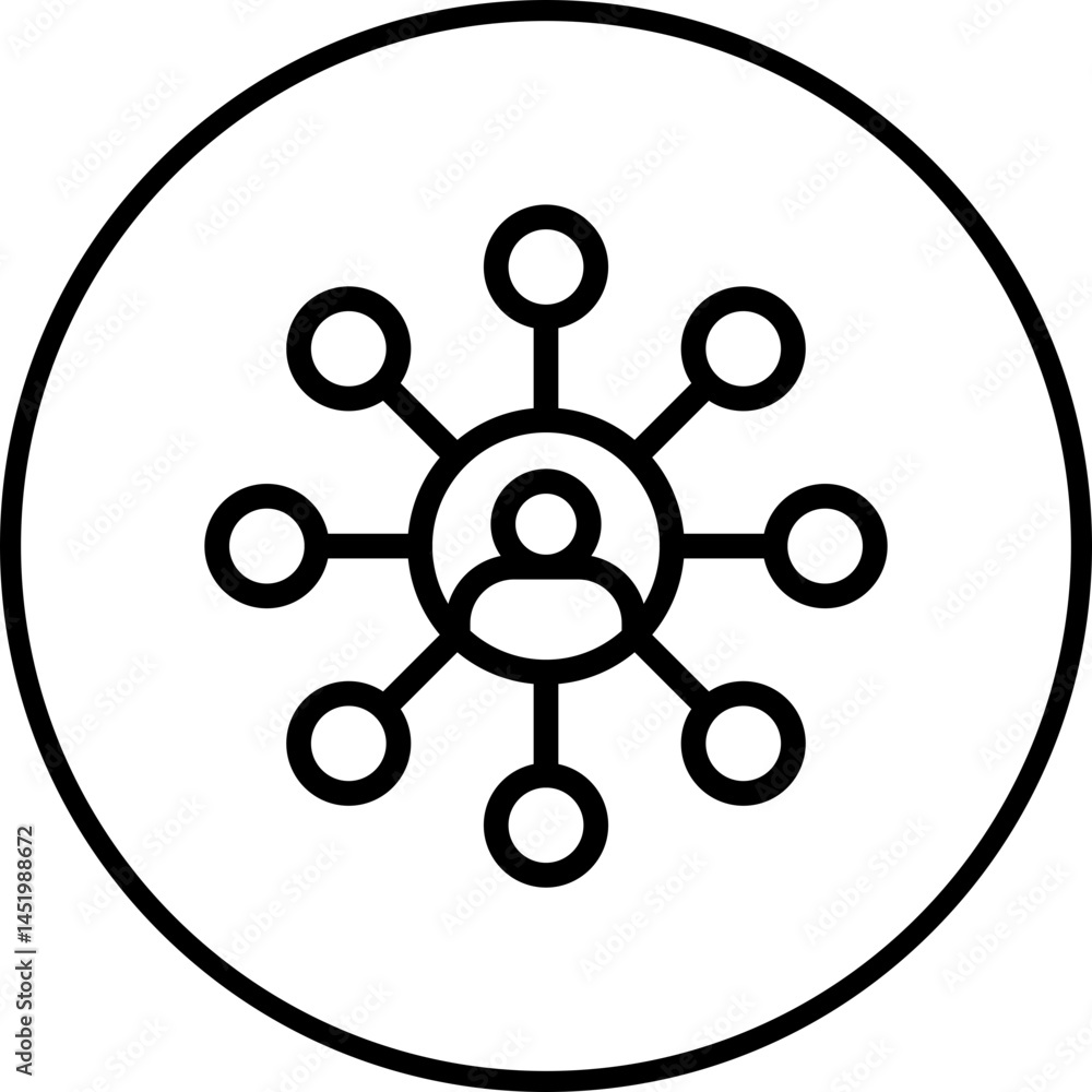 Connections icon single vector illustration Connections icon single vector illustration