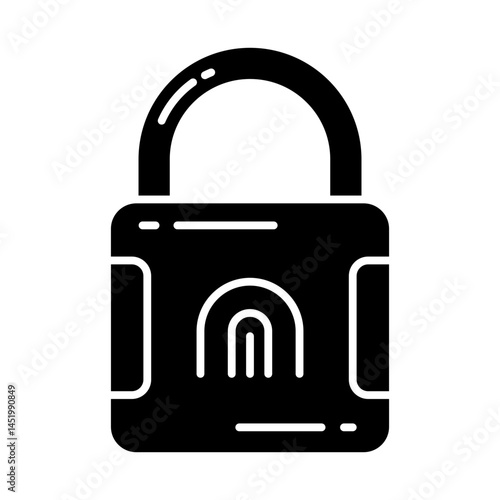 Finger Print Password Glyph