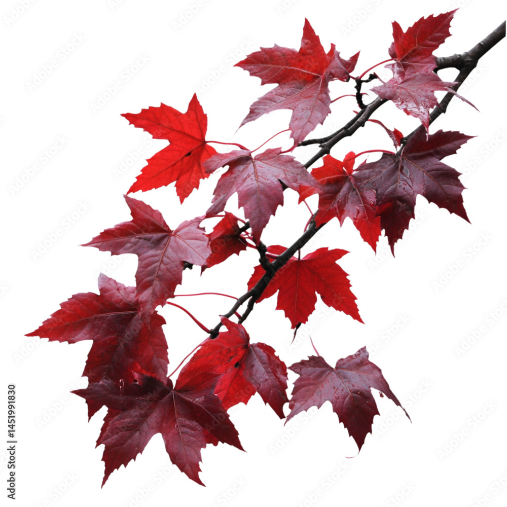 acer tree branch isolated on transparent background acer tree branch isolated on transparent background