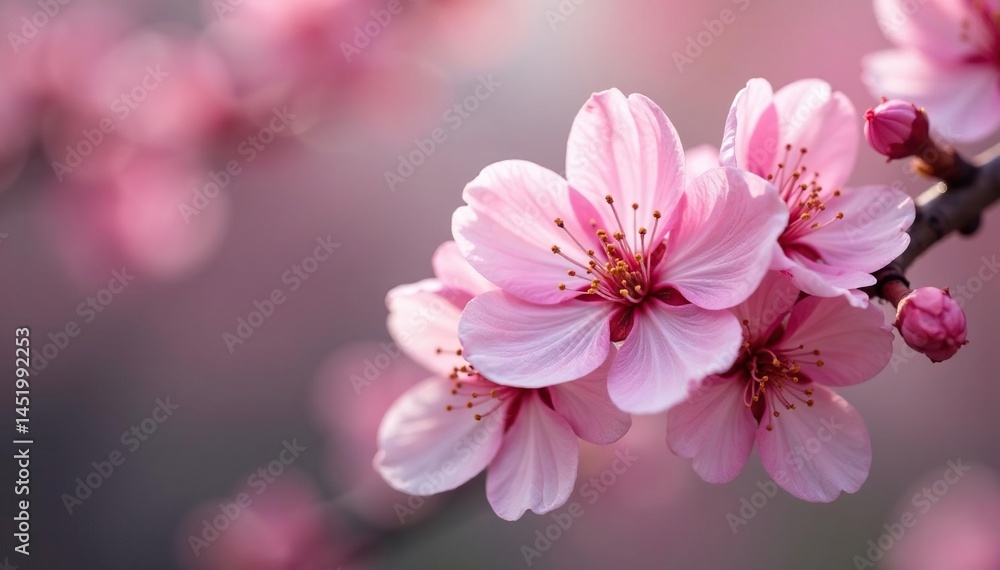 Delicate pink sakura blossoms in full bloom, intricate petal details , graphic, art Delicate pink sakura blossoms in full bloom, intricate petal details , graphic, art