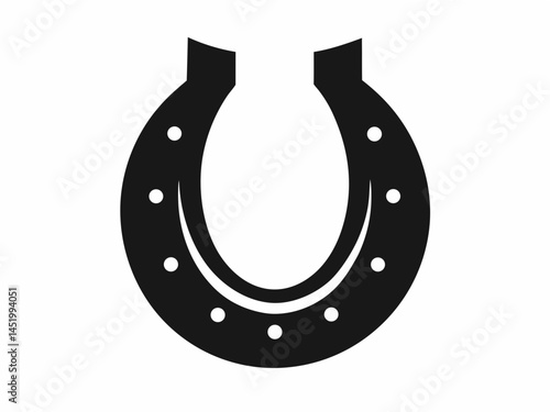 horseshoe icon, perfect for luck and good fortune.