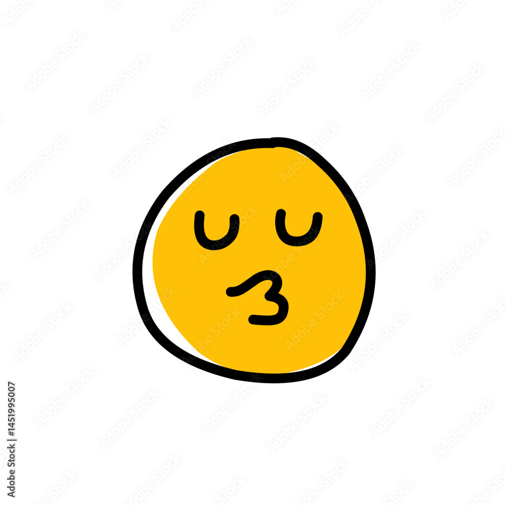Fototapeta premium Hand Drawn Emoji icon