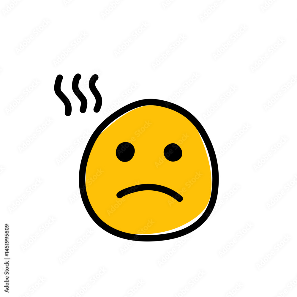 Fototapeta premium Hand Drawn Emoji icon