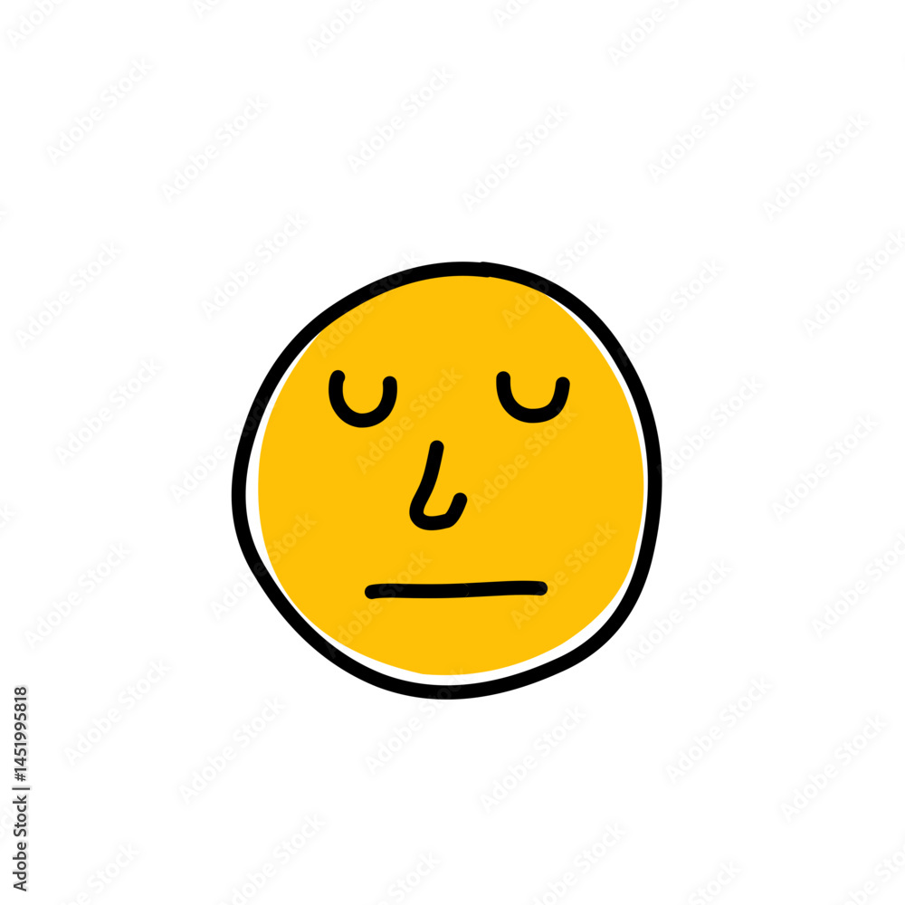 Fototapeta premium Hand Drawn Emoji icon