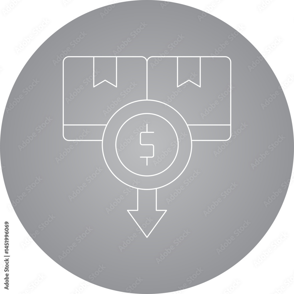 Boxes icon single vector illustration Boxes icon single vector illustration