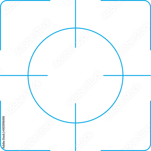 Target icon single vector illustration