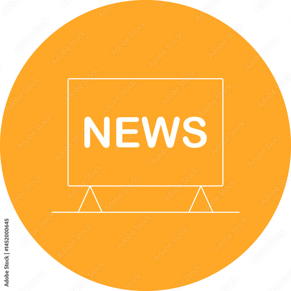 TV icon single vector illustration TV icon single vector illustration
