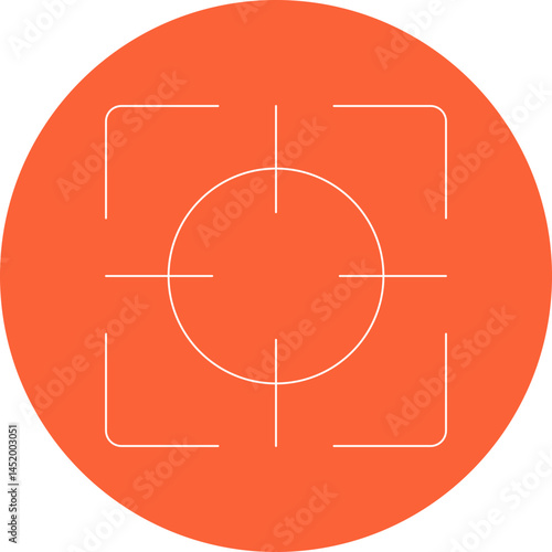 Target icon single vector illustration