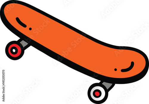 illustration of a skateboard