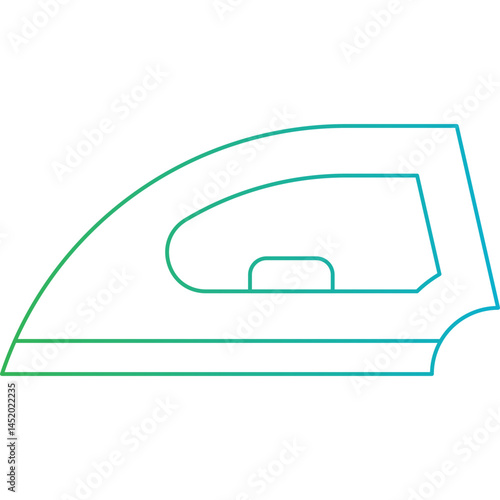 Iron icon single vector illustration
