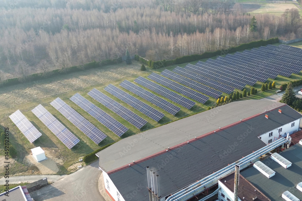 Environmentally friendly electricity production with solar panels
