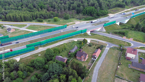 Road Traffic and Noise Reduction Fence