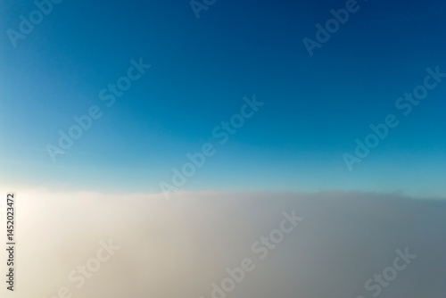 Obraz na płótnie Pure Cloudscape With Soft White Fluffy Clouds w salonie